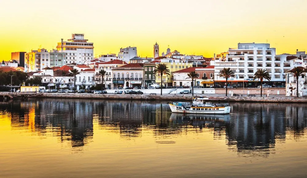 Aerial view of Algarve