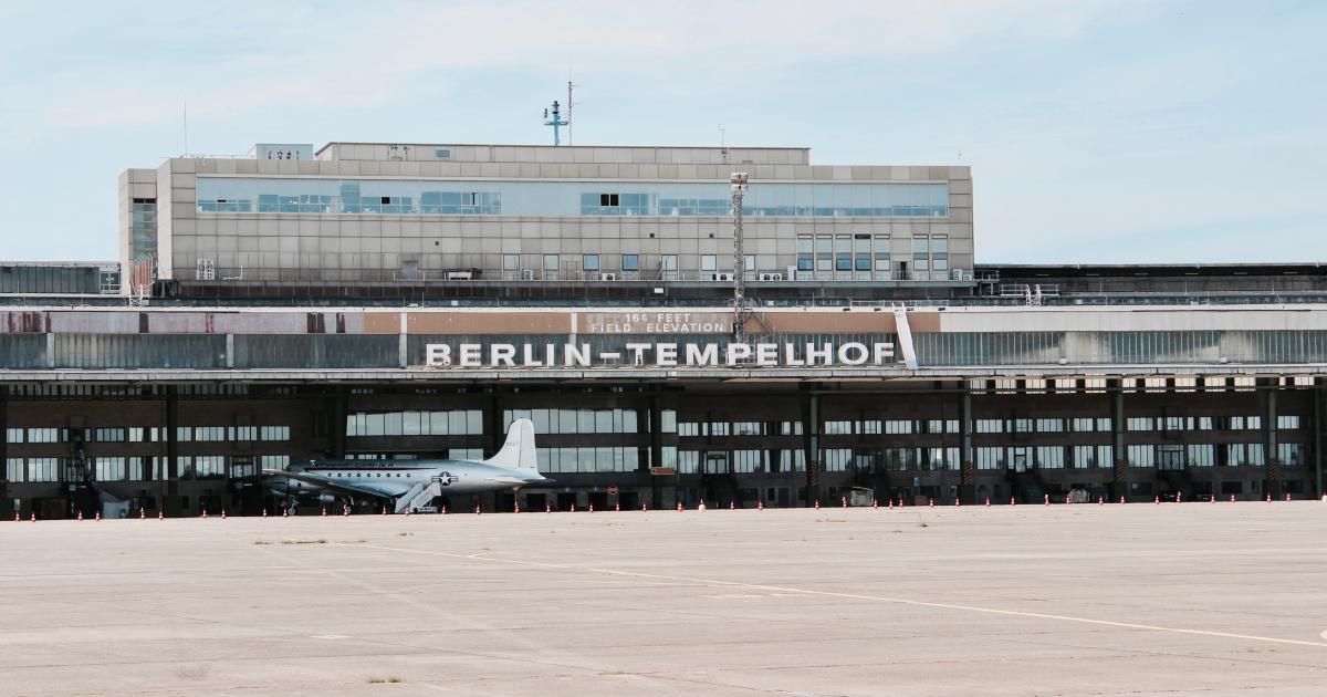 Aerial view of Berlin Tempelhof