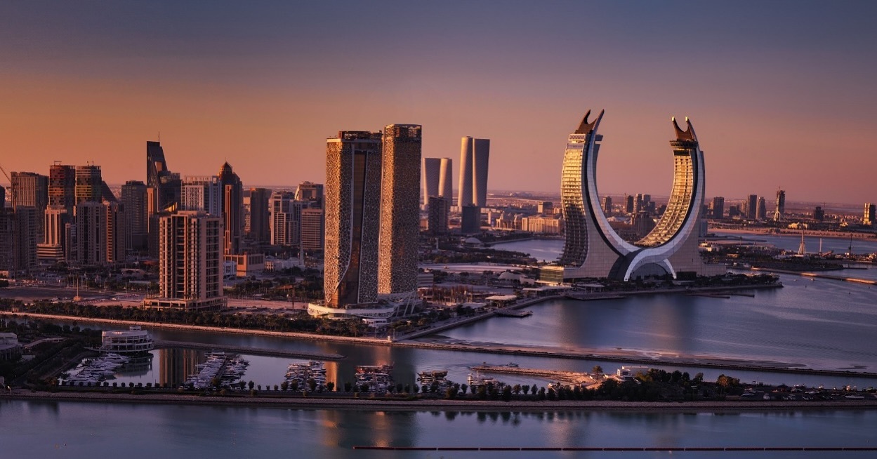 Aerial view of Losail