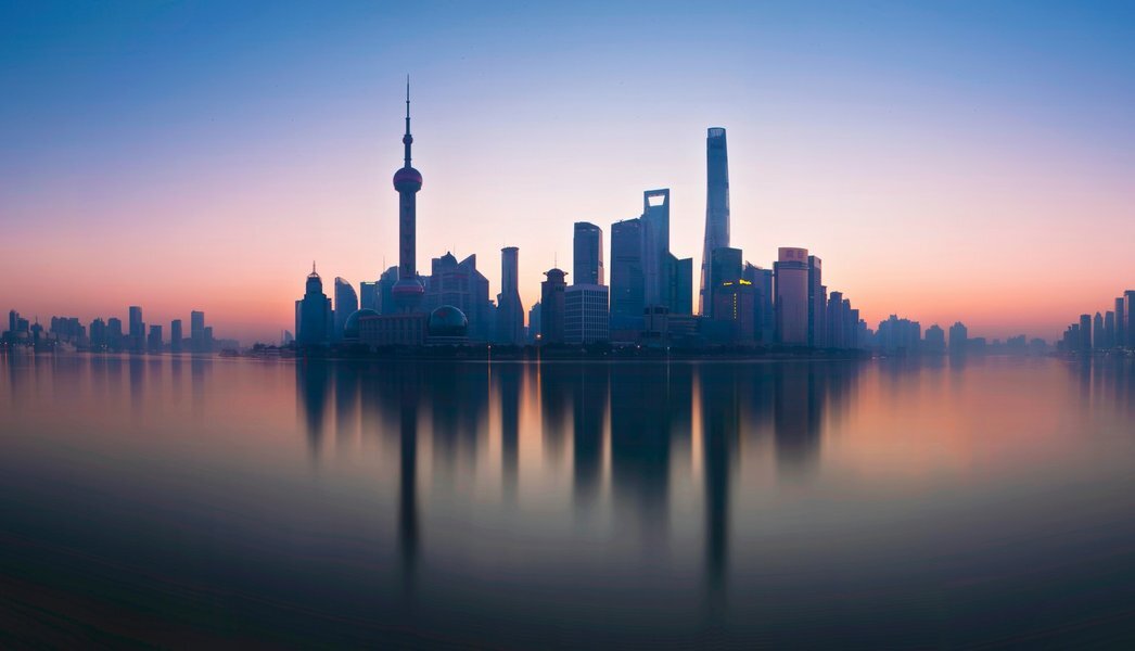 Aerial view of Shanghai