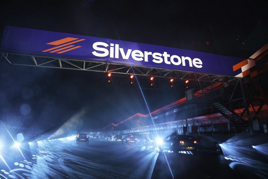 Aerial view of Silverstone Circuit